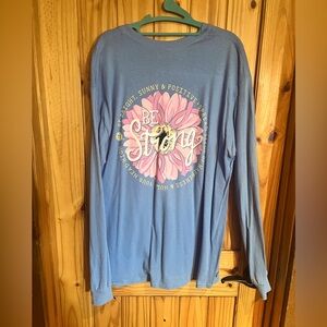 Girlie girl originals light blue long sleeve shirt 
Large